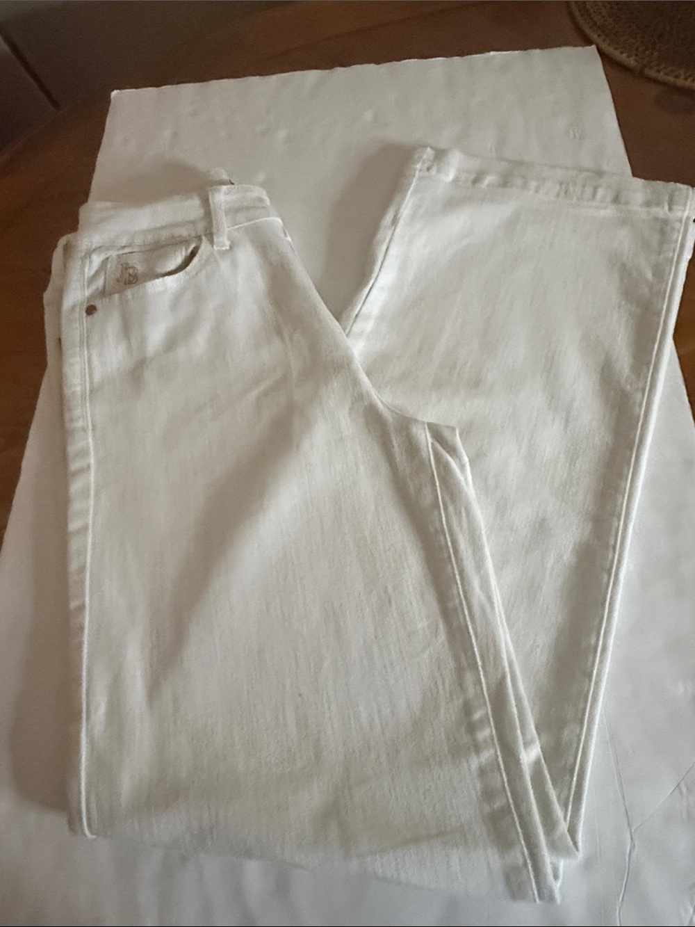 Judy Blue  cream  wide Jeans